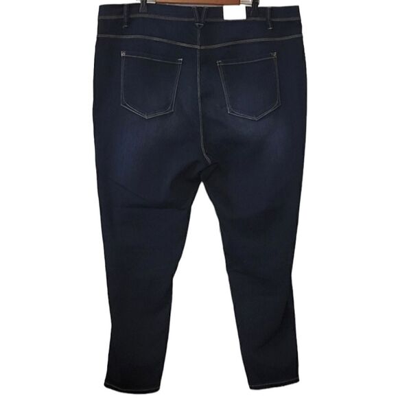 Curve Appeal Blue Minimalist Jeggings Size 24W - Picture 2 of 8